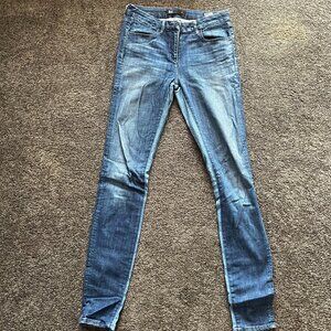 3x1 Medium Wash, Mid Rise Skinny Jeans - Size 27